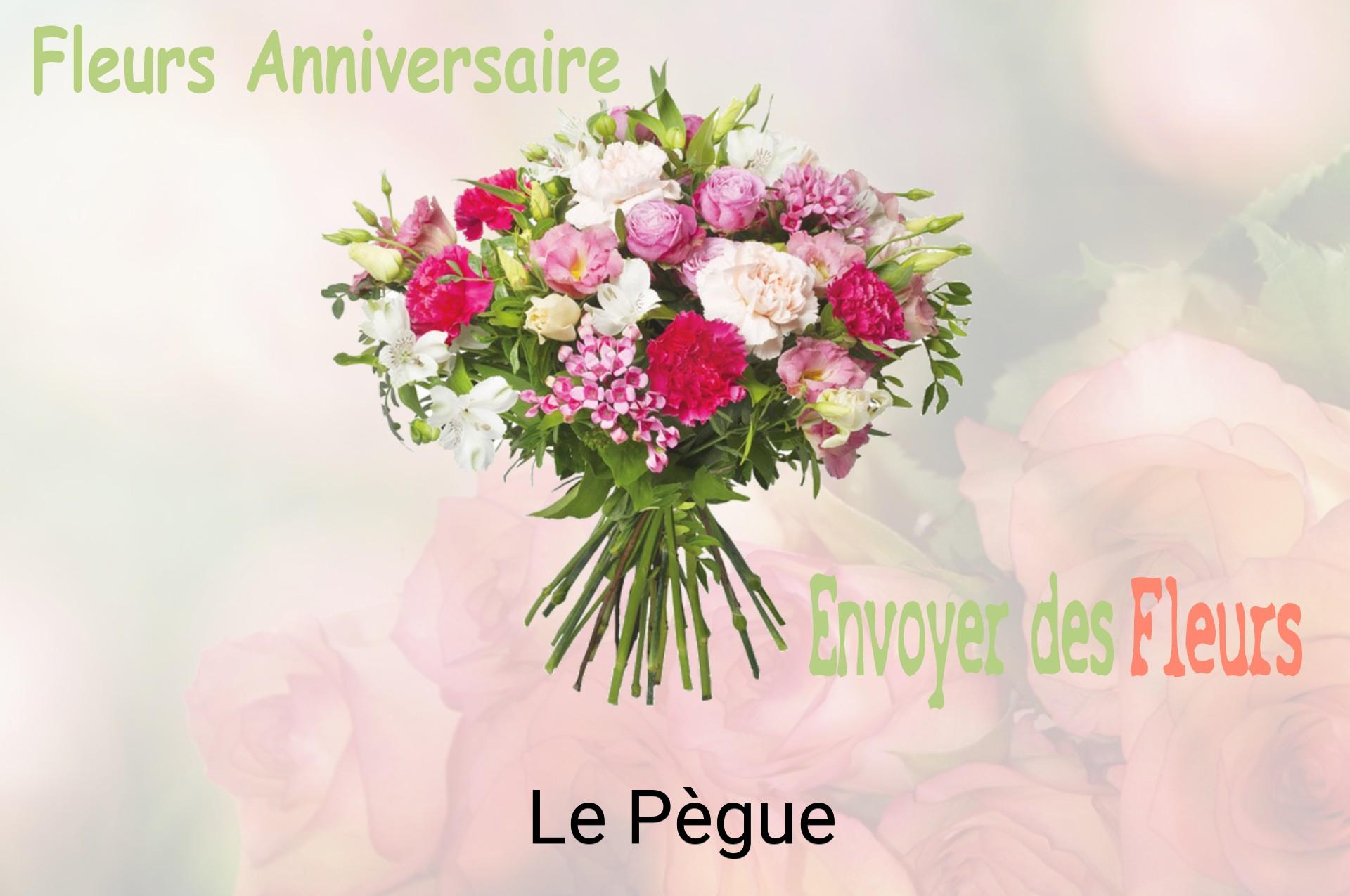 Bouquet de fleurs d’anniversaire livré à Le Pègue